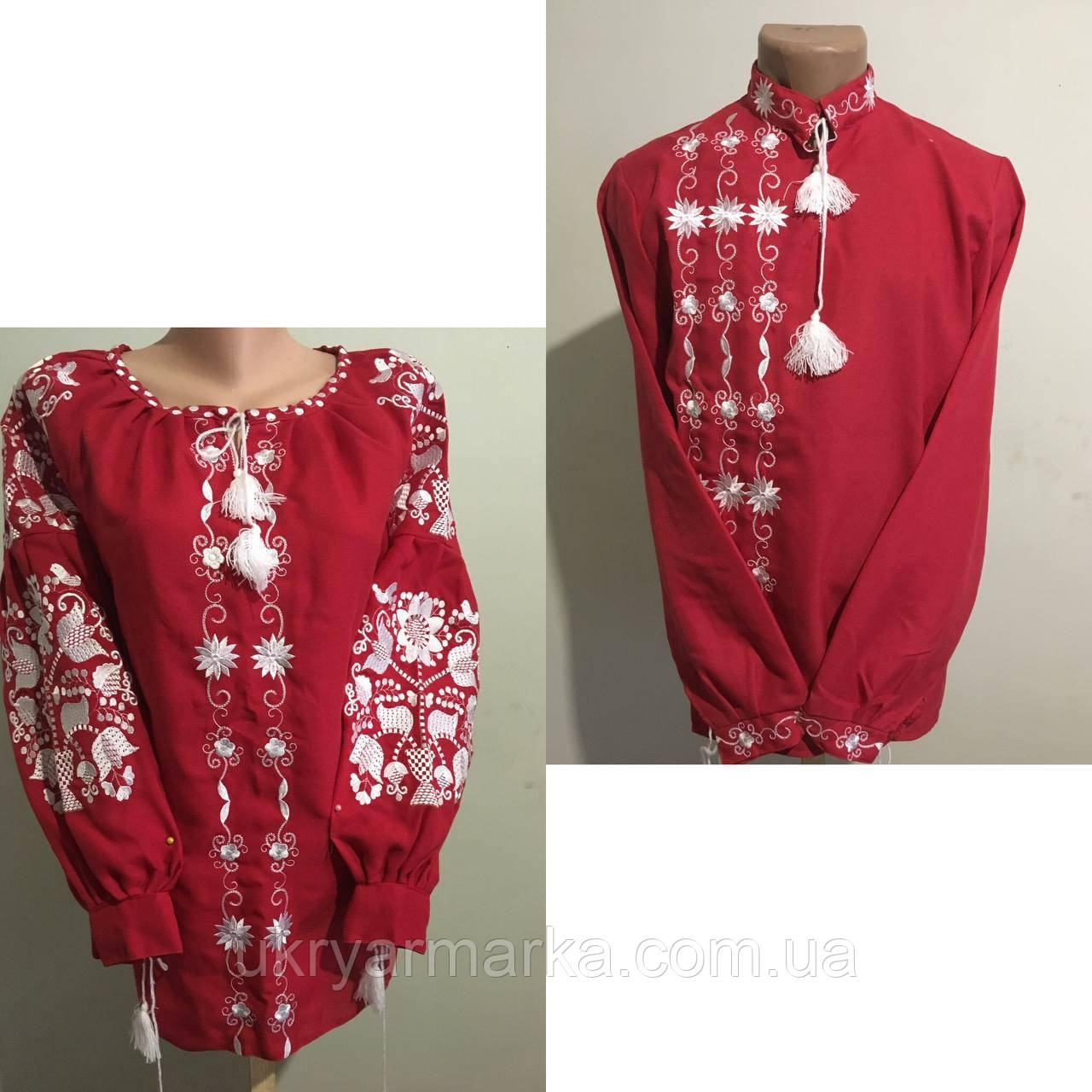 Вишиванка парна - сімейний комплект вишитих сорочок