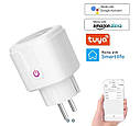Розумна розетка Wi-smart Plug Wi-Fi управління розетка Управління голосом з керуванням через смартфон 16А, фото 5