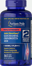 Глюкозамін, Хондроїтин та МСМ Puritan's Pride, Triple Strength 360 таб