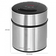 Апарат для морозива, морожениця Profi Cook PC-ICM 1140 напівавтоматична (1800 мл, 12 вт, Німеччина), фото 6