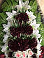 Вінок ритуальний з штучних квітів (Класичний Генерал №3), розміри 195*90см, доставка по Україні., фото 8