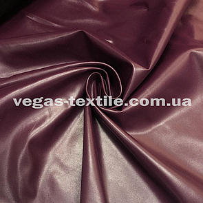 Тканина шкірозамінник стрейч Бордовий