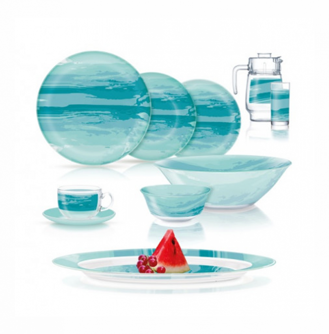 Сервіз столовий Luminarc Simply Seascape 46 предметів (Q3723)