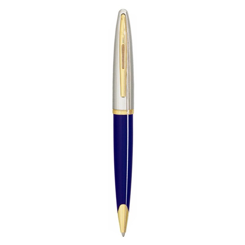 Ручка Waterman кулькова CARENE Deluxe Blue/silver BP (21 202)