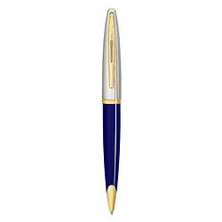 Ручка Waterman кулькова CARENE Deluxe Blue/silver BP (21 202)