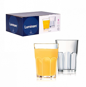 Набір високих стаканів Luminarc Tuff 410 мл 6 шт (Q2245)