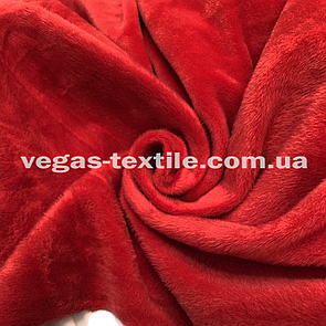 Велюр плюш (Спорт) Червоний