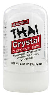 THAI Natural Crystal Deodorant Stick Натуральний дезодорант кристал з калієвих квасців,  60 г