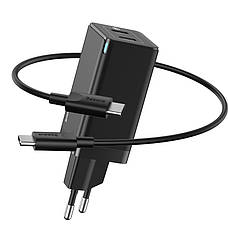 Зарядний пристрій (швидка зарядка) для телефону Baseus GaN2 Q.Charger 45 W 3 А Чорний (CCGAN-Q01), фото 6
