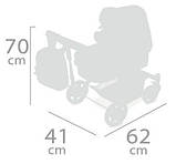 Коляска для ляльок 3в1 DeCuevas з сумкою (розмір 41-62-70см) 80537, фото 9