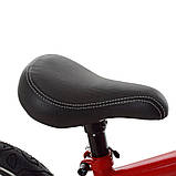 Дитячий беговел 12 дюймів (надувні колеса, метал.обод) PROFI KIDS M 5451A-1 Червоний, фото 4