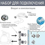 Каркасний круглий басейн (549 x 132 см, 26423 л) Intex 26330 Сірий (повна комплектація), фото 8