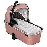 Універсальна коляска 3 в 1 CARRELLO Optima CRL-6504 (3in1) Mirror Grey у льону, фото 4