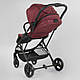 Детская прогулочная коляска (реверсивный блок) JOY Liliya 10105 Вишневый - фото 5 - id-p1614026694