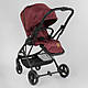 Детская прогулочная коляска (реверсивный блок) JOY Liliya 10105 Вишневый - фото 6 - id-p1614026694