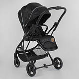 Дитяча коляска прогулянкова (реверсивний блок) JOY Liliya 61755 Чорний, фото 6