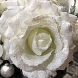 Квітка штучного троянда Sia (ціна за 1 штуку), фото 5