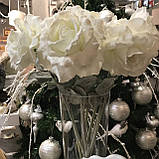 Квітка штучного троянда Sia (ціна за 1 штуку), фото 2