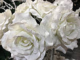 Квітка штучного троянда Sia (ціна за 1 штуку), фото 7