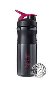Шейкер спортивний (пляшка) BlenderBottle SportMixer Flip 28oz/820ml Black/Pink
