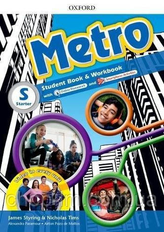 Metro Starter student's Book and Workbook Pack with Online Homework (комплект підручник + зошит), фото 2