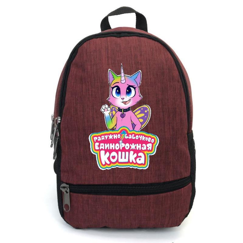 Рюкзак дитячий Райдужно бабочково единорожная кішка Cappuccino Toys (Rainbow Butterfly Unicorn Kitty-005)