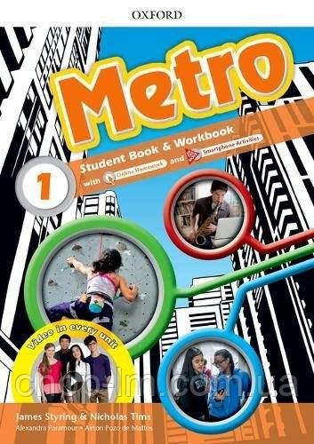 Metro 1 student's Book and Workbook Pack with Online Homework (комплект підручник + зошит)