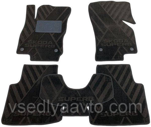 Композитні килимки в салон Skoda SuperB з 2015 (Avto-tex), фото 1