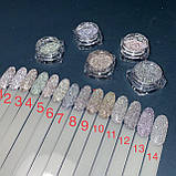 Світловідбиваюча втирка (присипка, блиск) Diamond Powder для дизайну нігтів, фото 2