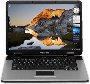 Ноутбук Medion MD98300-AMD Turion 64 X2-1,6Hz-1Gb-DDR2-500Gb-HDD-W15.4-DVD-R-Web-NVIDIA GeForce 6150-(C-)- Б/В, фото 2