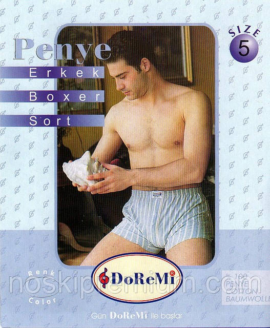 Чоловічі труси сімейні 100% бавовна DoReMi, Туреччина, розмір 5, 6 (52-54), асорті, 56, фото 1