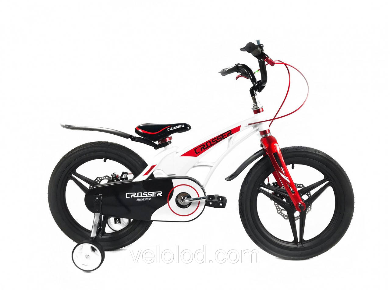 Дитячий магнієвий велосипед Crosser Premium 16" Полегшений