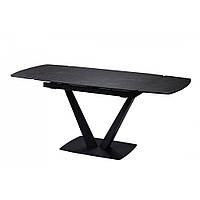 ELVI BLACK MARBLE СТОЛ КЕРАМИЧЕСКИЙ 120-180 СМ ЧЁРНЫЙ (115286) DT109CR-BLACK MARBLE ELVI BLACK MARBLE СТОЛ КЕРАМИЧЕСКИЙ 120-180 СМ ЧЁРНЫЙ (115286)