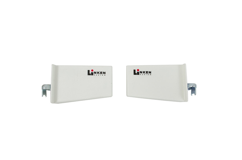 Навіс Linken System з заглушками (правий-лівий) білий, фото 1