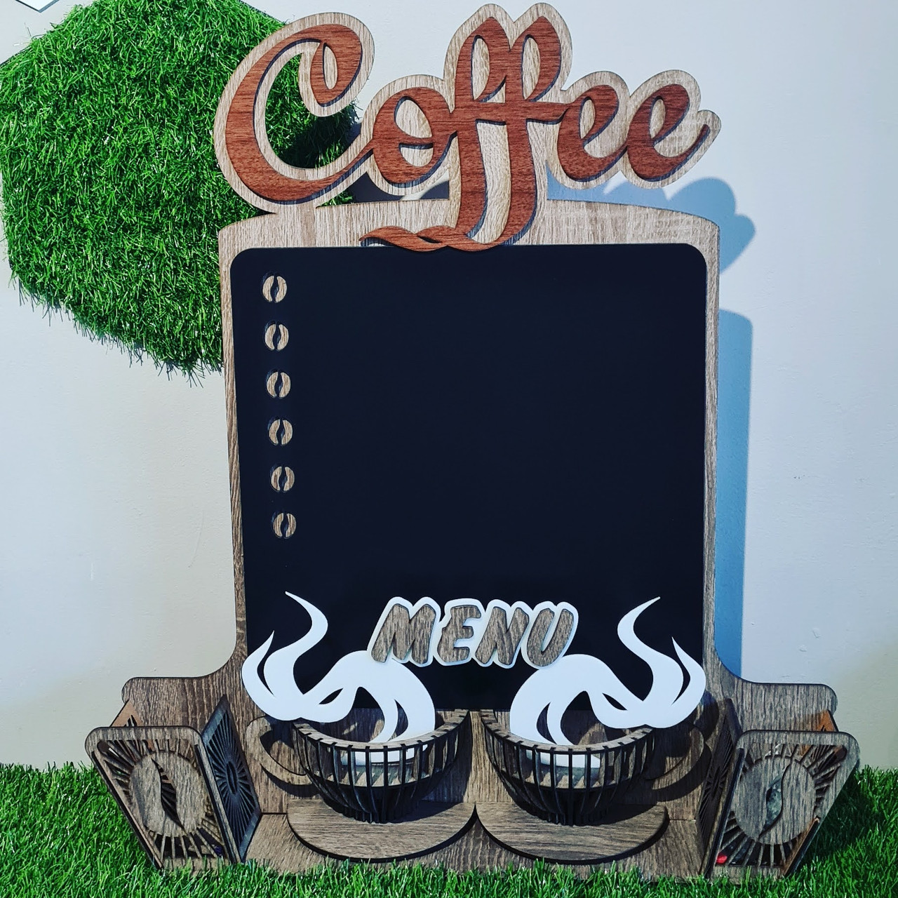 Меню холдер крейдяної Coffee