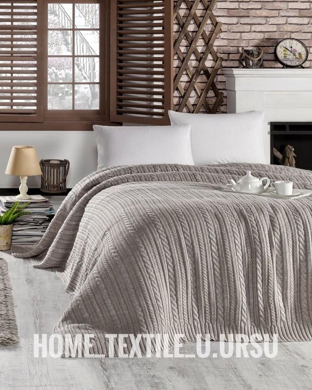 Плед-покривало в'язаний Betires 220*240, фото 1