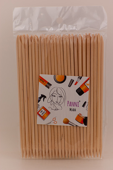 Panni Mlada Апельсинові палички для манікюру 15 см, упаковка 50 шт