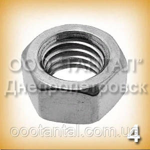 Гайка М4 латунна ГОСТ 5915-70 (DIN 934) хромована шестигранна, фото 1