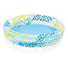 Дитячий надувний басейн Intex 59421 «Зірочки», блакитний, 122 х 25 см
