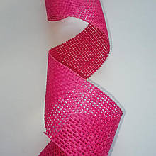 Флористична сітка натуральна 50 мм, 2 м Колір малиновий