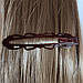 Хлопавки для волосся темно-коричневі ажур 6 см, фото 3