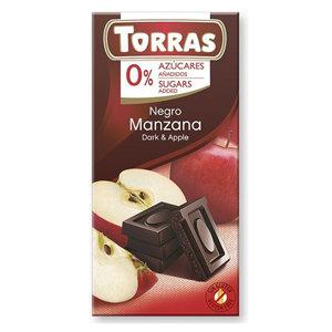Шоколад Torras Negro Manzana Dark&Apple, 75 г