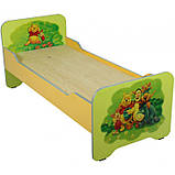 Ліжко дитяче з фотодруком з закругленими поручнями, без матраца (60x140), фото 2