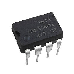 LNK306PN, ШІМ-контролер Off-line switcher, 12мВт [DIP-8]