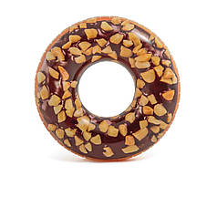 Intex надувний круг 56262 «Шоколадний пончик», 114 см