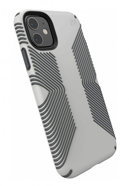 Чохол Speck Presidio Grip Marble Grey для iPhone 11, фото 1