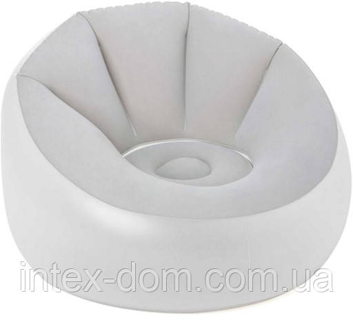 Надувне крісло Bestway 75086 (102 х 97 х 71 см) (з LED підсвічуванням) (біле)