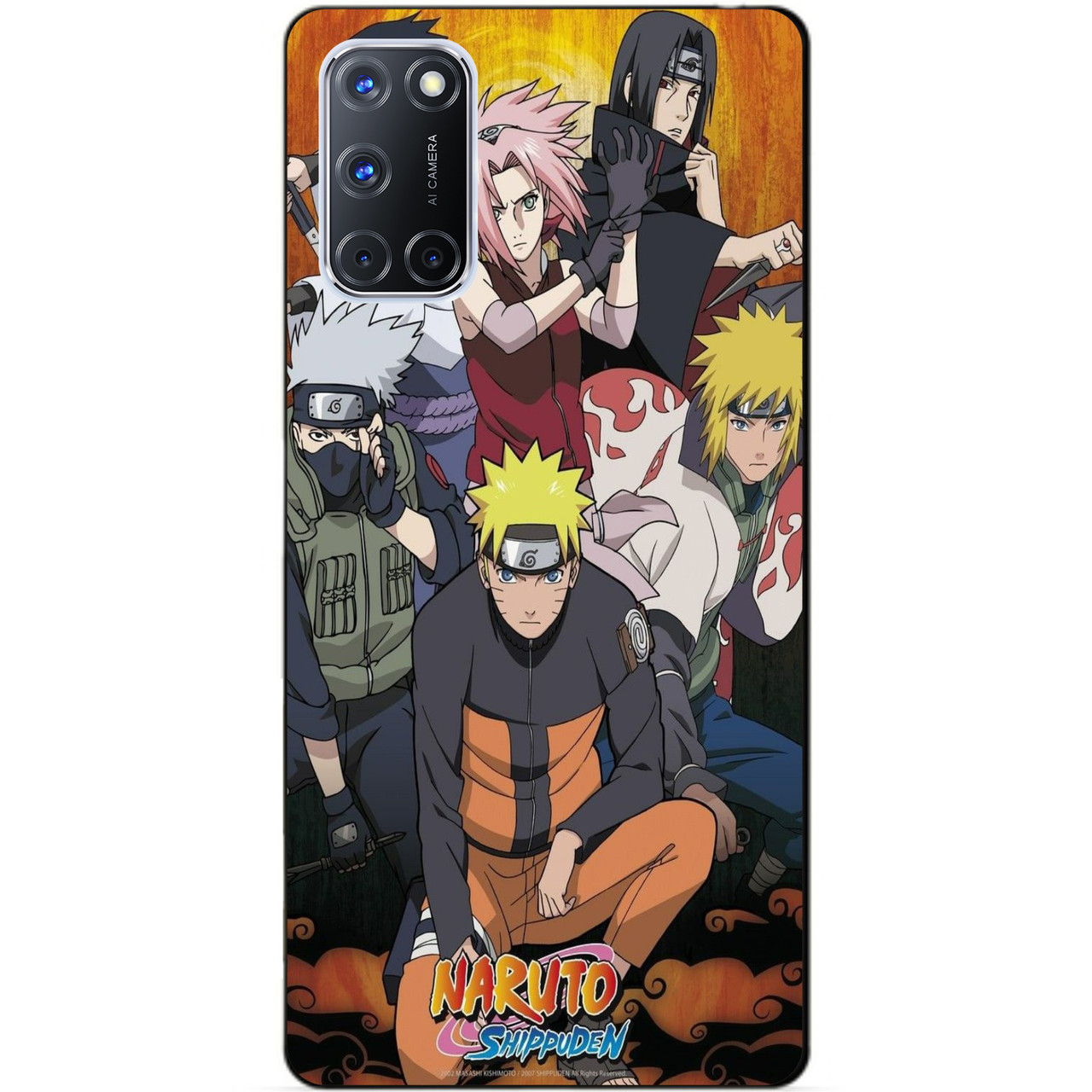 Силіконовий бампер чохол для Oppo A72 з малюнком Naruto