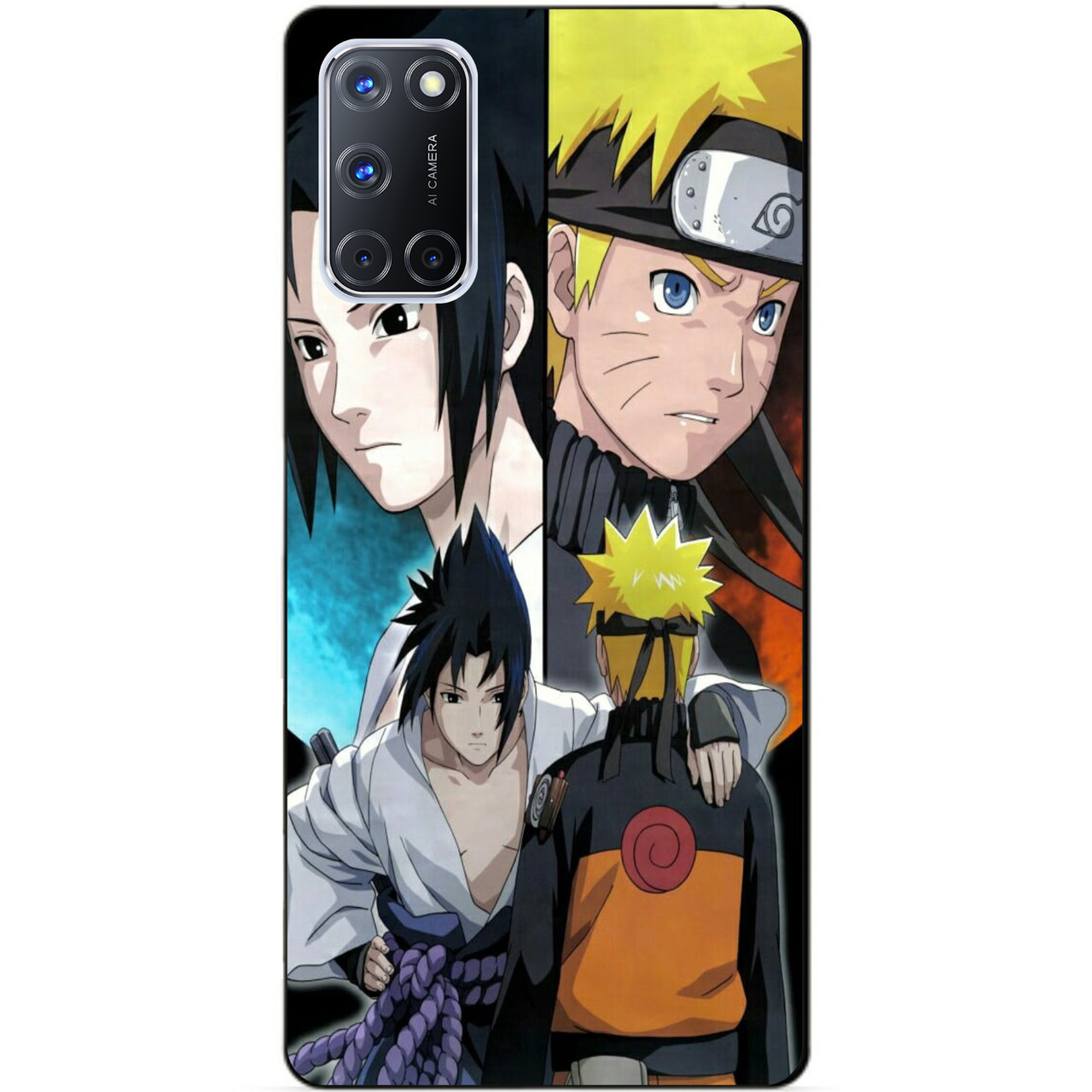Силіконовий бампер чохол для Oppo A72 з малюнком Наруто Узумакі