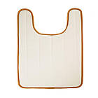 М'який килимок для туалету з вирізом під унітаз Світло-коричневий (58900002), фото 3